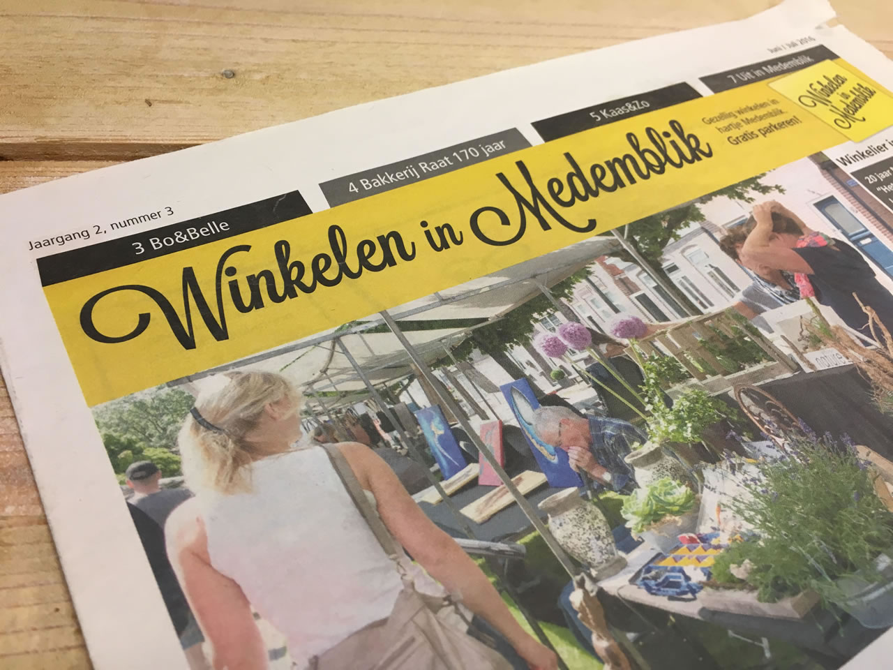 PC Reclame - Winkelen in Medemblik krant juni-juli editie 2016